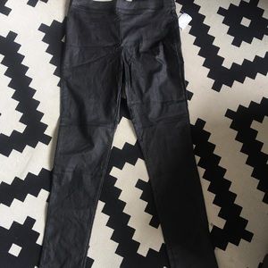 NWT Leather-look Skinny Pants Size Medium